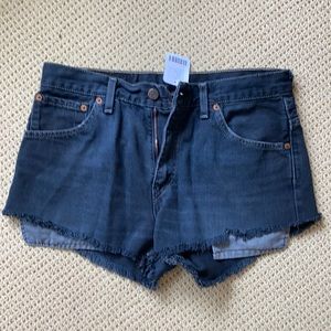 Urban outfitter black jean shorts